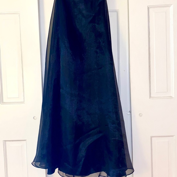 EUC JS Collections Black Formal Full-length Skirt Size 6 - Picture 10 of 12